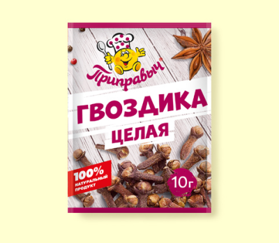 Гвоздика целая 10г*200шт Приправыч