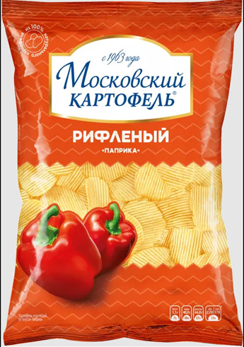 Московский картофель 120г Паприка 1*16